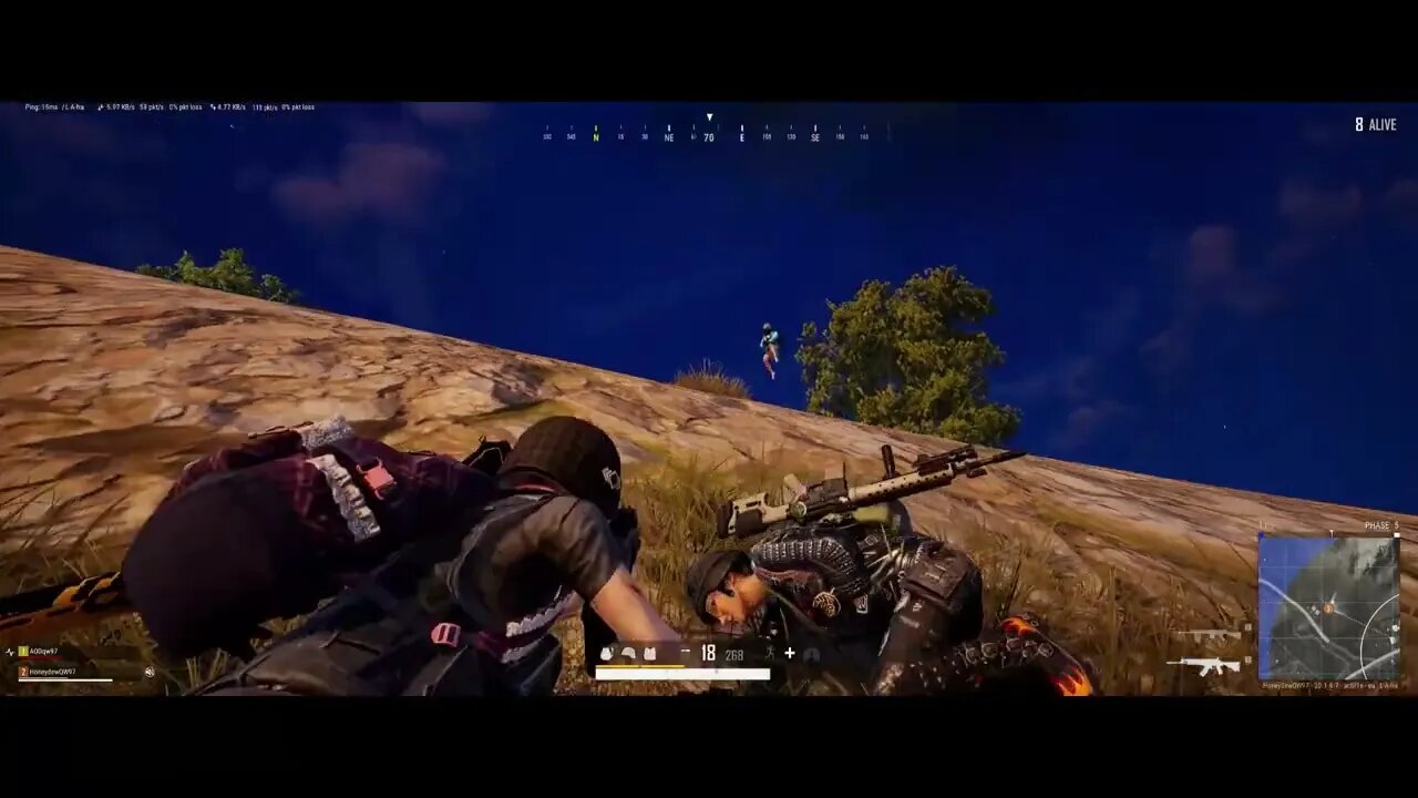 Senior Gaming Moments | PUBG Erangel | HoneydewQW97 Duo Takedown #6
