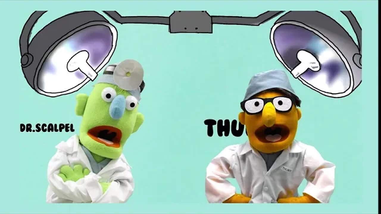 Muppet Surgery Handling Tissue