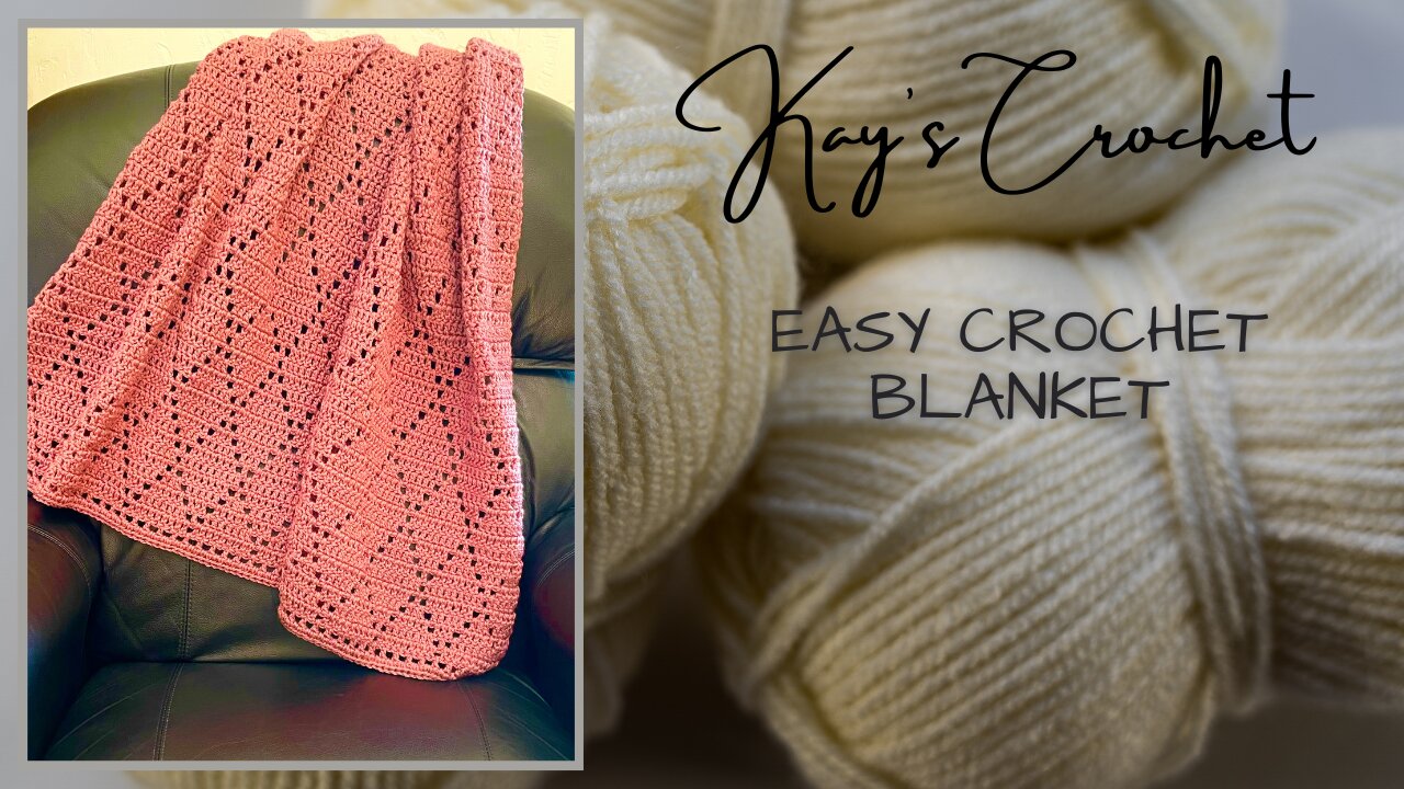 Easy Crochet Lapghan with built-in Border!
