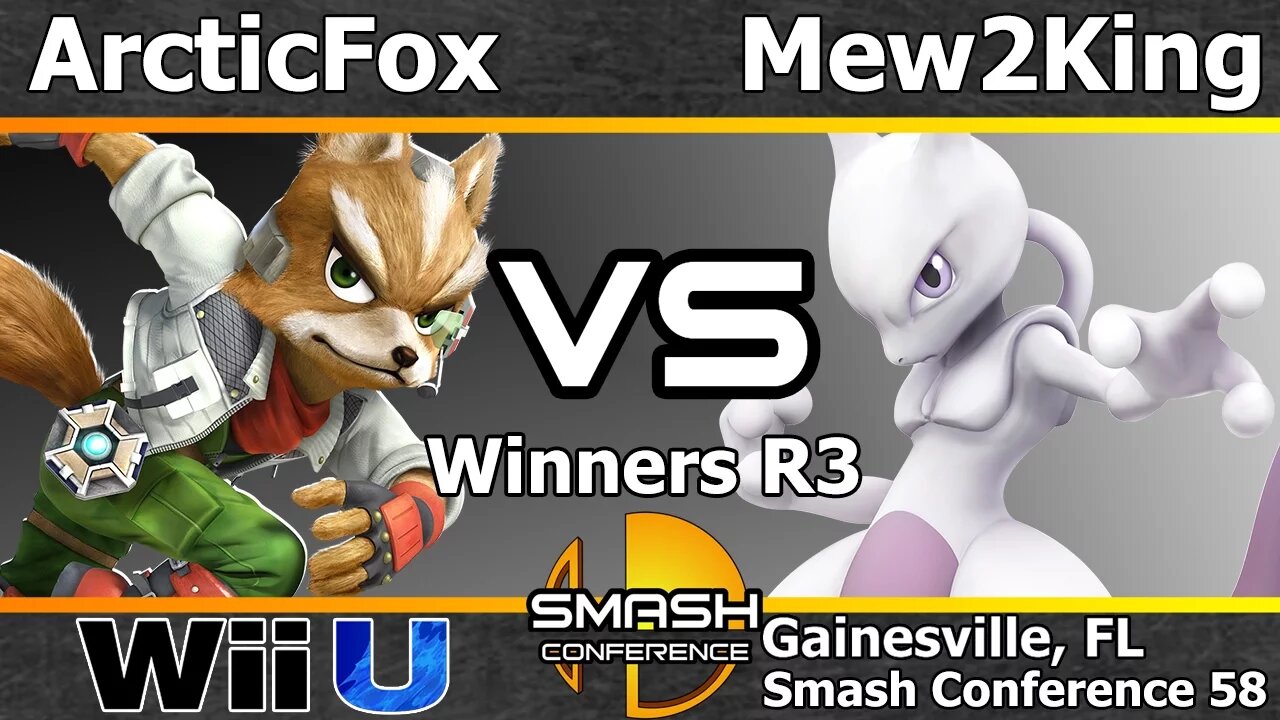 ArcticFox (Fox) vs. COG MVG|Mew2King (Mewtwo) - Winners R3 - SC58