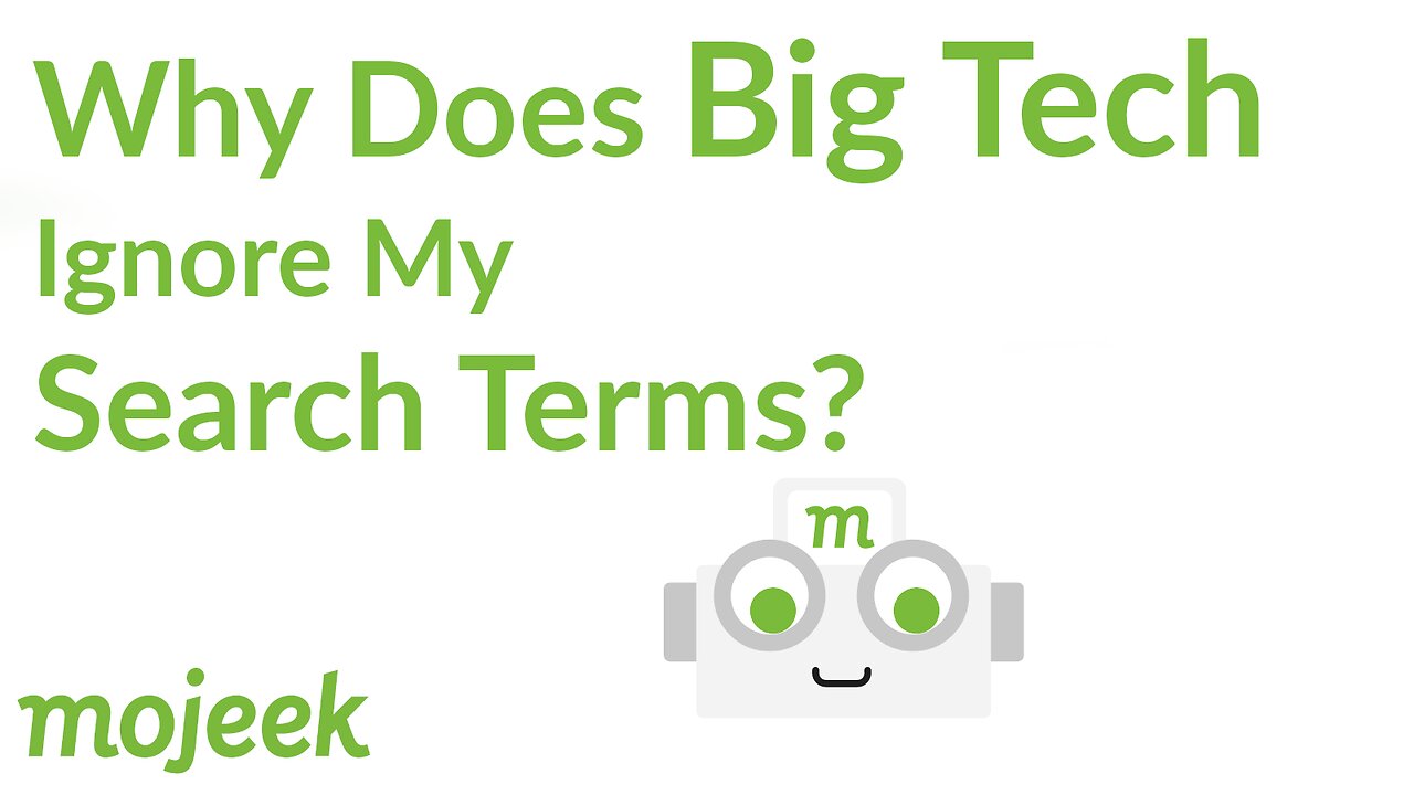 Why Does Big Tech Ignore My Search Terms?