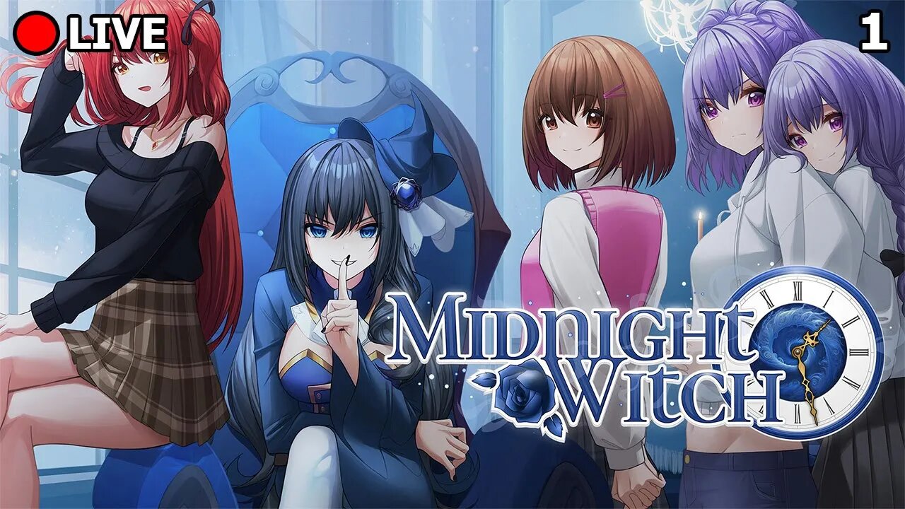 [🔴] Game visual novelku yang kedua | Midnight Witch Bagian 1
