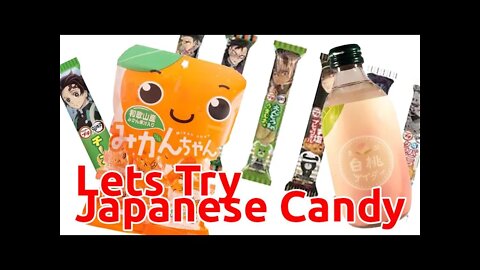 Let's Try Japanese Candy/ Snacks - Demons Slayer Crackers and More