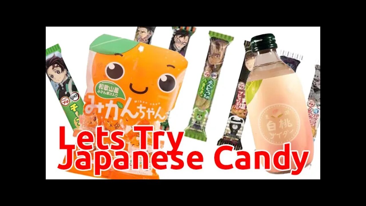 Let's Try Japanese Candy/ Snacks - Demons Slayer Crackers and More