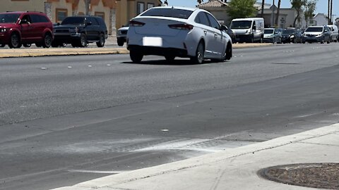 Pedestrian struck near U.S. 95, Jones Boulevard