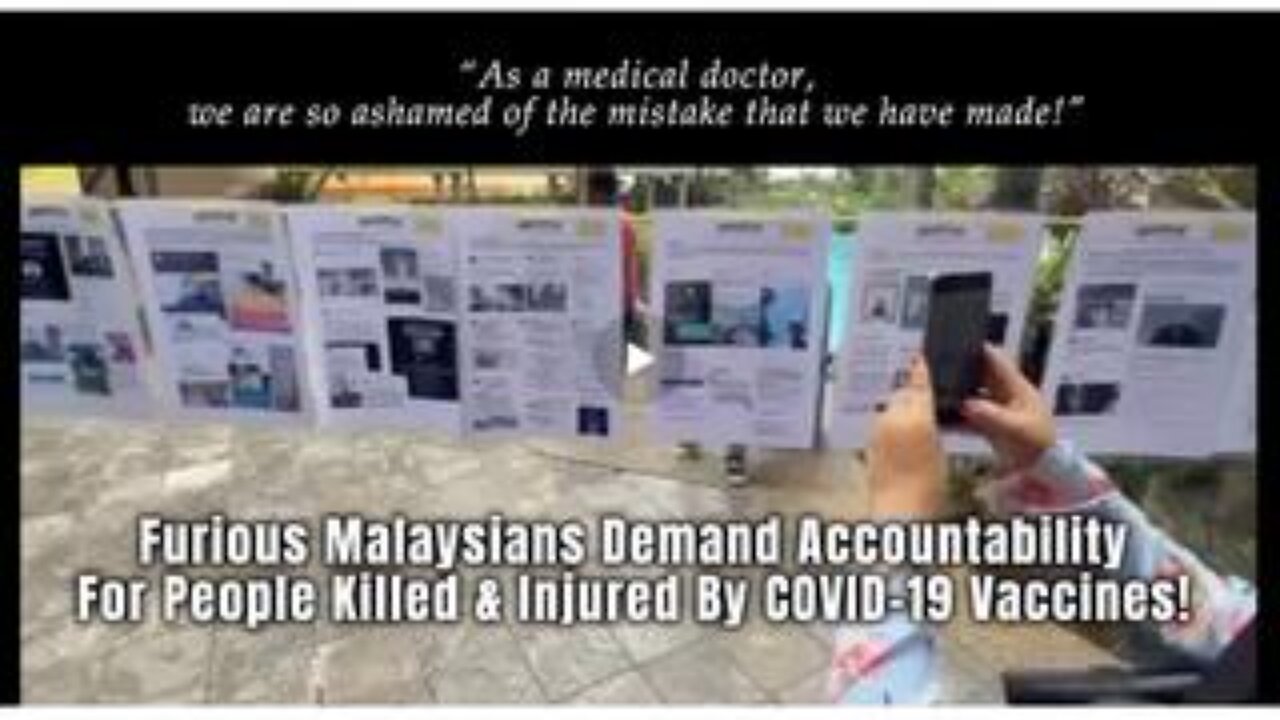 Furious Malaysians Demand Accountability For People Killed & Injured By COVID-19 Vaccines!