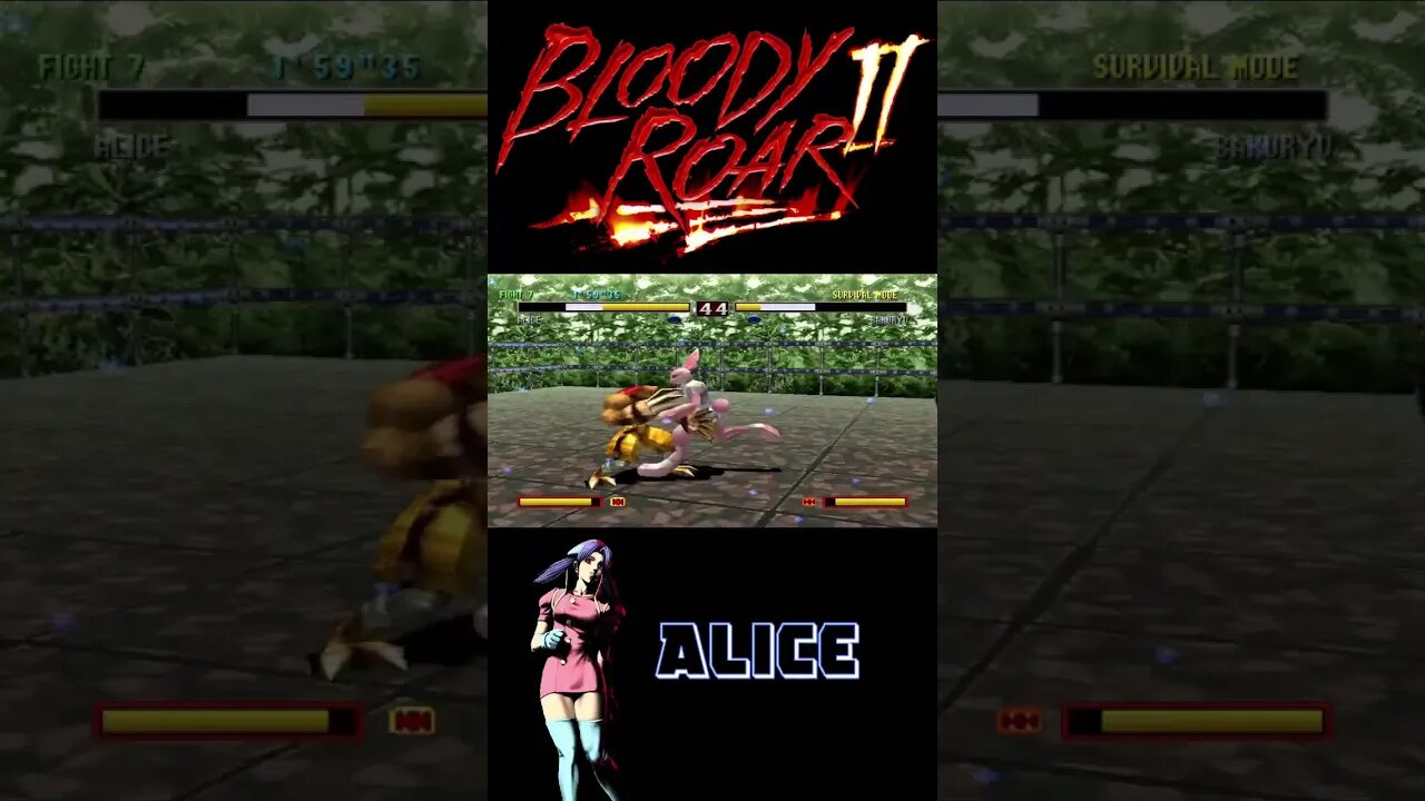 Bloody Roar 2 | Alice | #shortvideo #shorts #shortsvideo