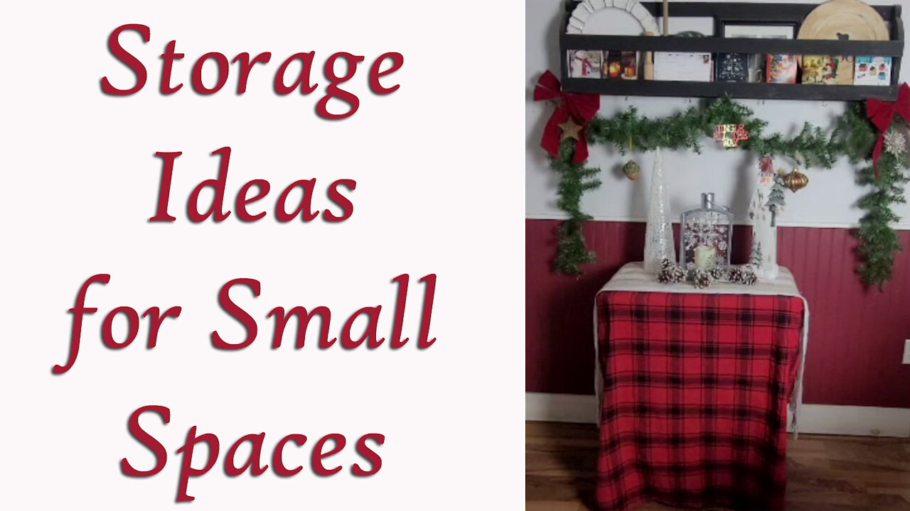 Small Space Storage Ideas ~ Prepper Supplies ~Food Storage