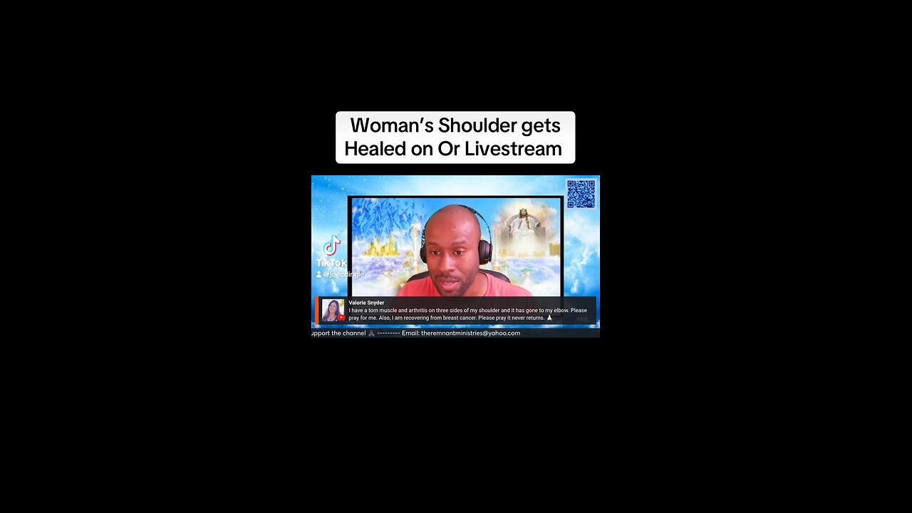 Shoulder Healed on our livestream!!!