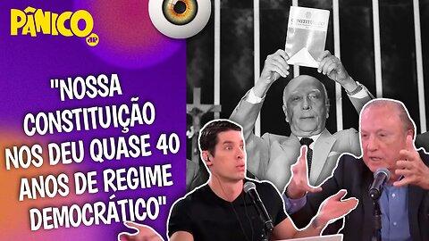 Eymael tem TRETA COM MARCO ANTÔNIO COSTA: CONSTITUIÇÃO AFROUXOU DIREITOS PRA REGULAR DEVERES?