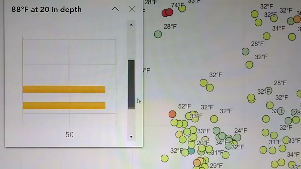 Earthquakes, Soil Temperatures, Event Map. 1/26/2023