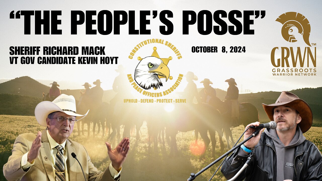 SHERIFF MACK: VERMONT SHERIFFS & THE PEOPLE'S POSSE