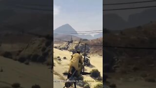 Idiot GTA Player Gets Chopped by a Chopper #gta5 #online #funny #moments