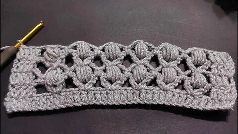 ♾️How to crochet lace stitch