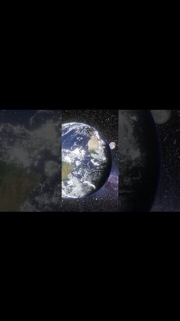 Earth Moon Space 4K #universe #nasa #4kspace
