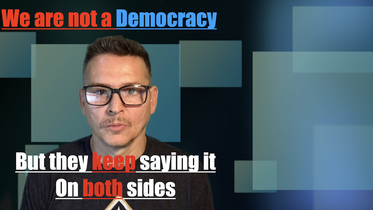 the USA is NOT a democracy. But the keep pushing it