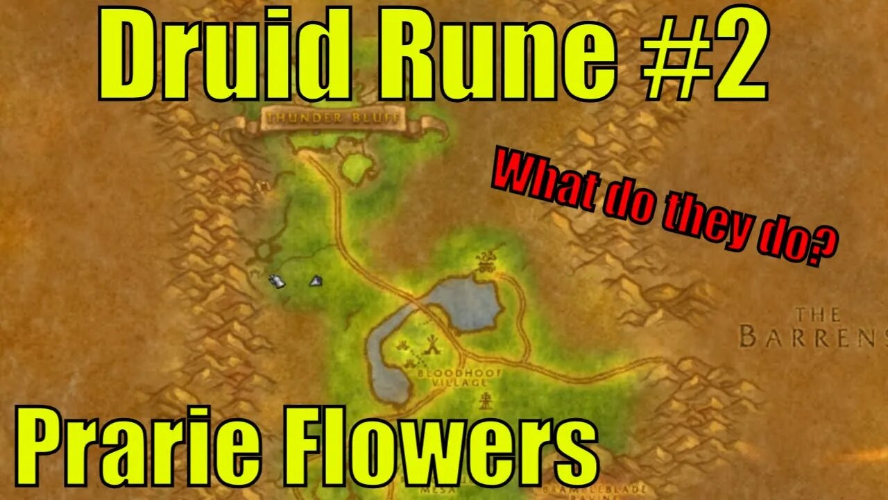 Druid Rune 2 Prarie Crown EXPLAINED | World of Warcraft Classic Season of Discovery