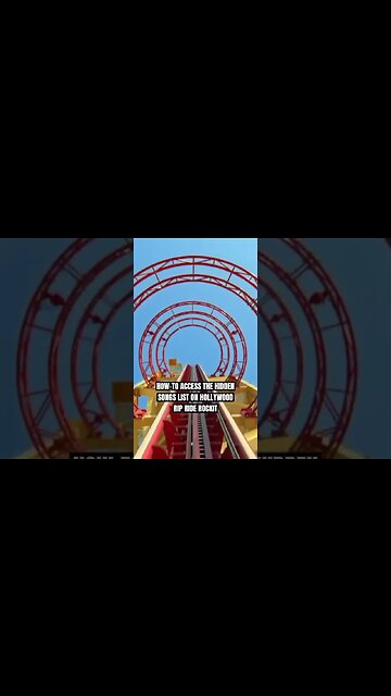 HOLLYWOOD RIP RIDE ROCKIT SECRET SONG LIST 🎢 #shorts #universalorlando