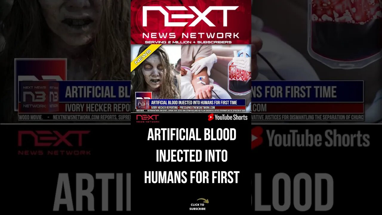 Artificial Blood Injected into Humans For First Time #shorts