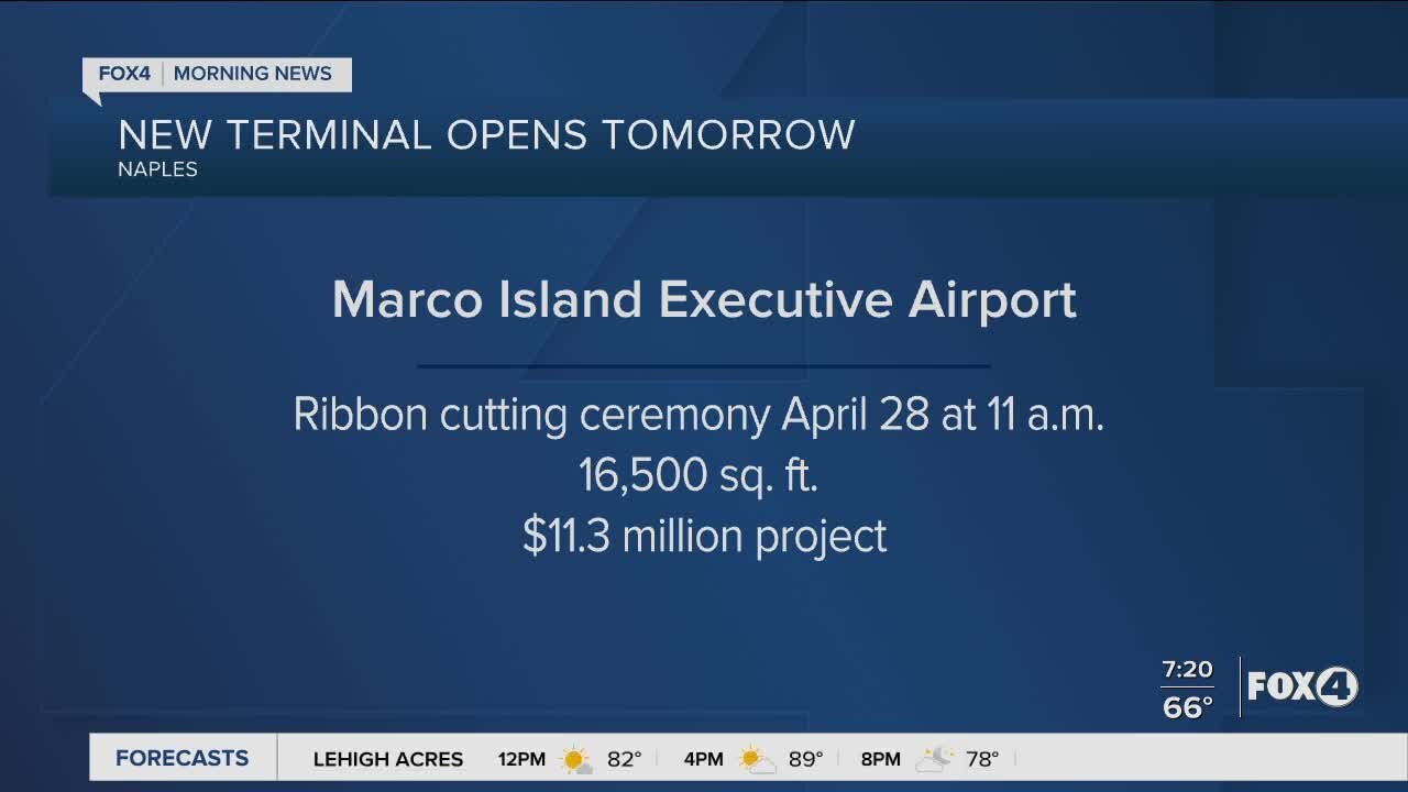 New airport terminal to open at Marco Island Executive Airport