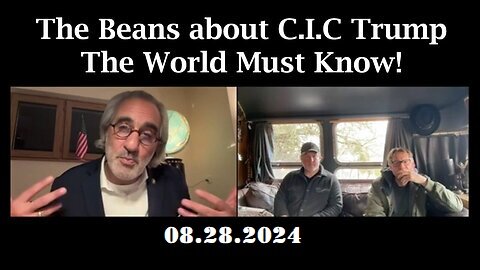 Spills the Beans About C.I.C Trump - 08.28.2024