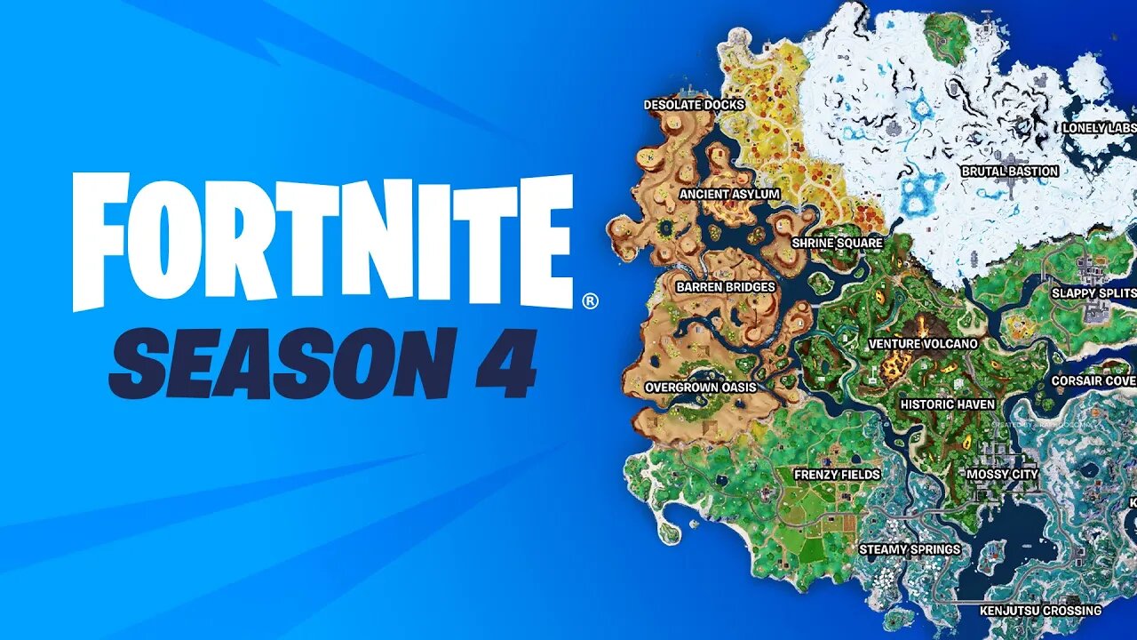 Fortnite Chapter 4 Season 4 Map REVEALED!