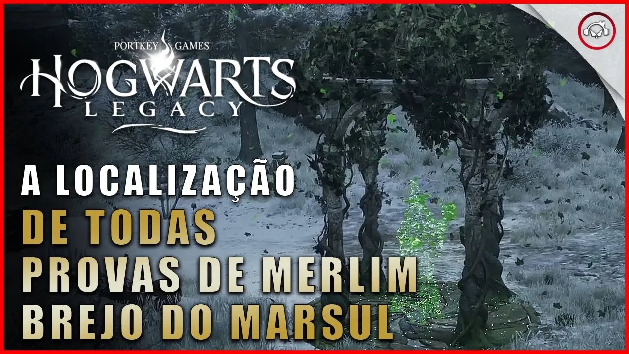 Hogwarts Legacy, A localização de todos as provas de Merlim em Brejo do MarSul | Super-Dica