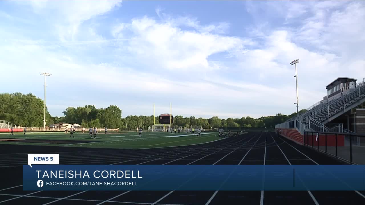 North Olmsted HS football practice, opening game canceled after player tests positive for COVID-19