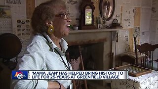 'Mama Jean' has helped bring history to life for 25 years at Greenfield Village