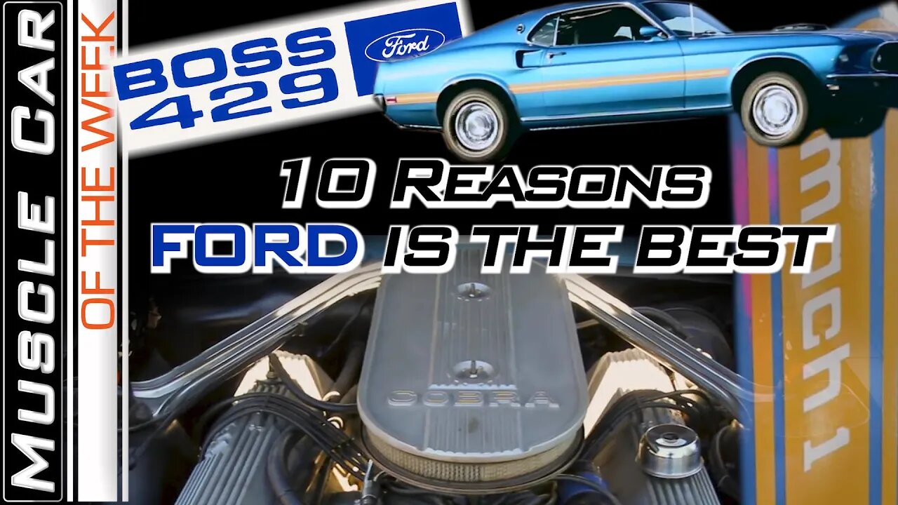 Top 10 Traits of Ford Muscle - Muscle Car Of The Week Episode #353