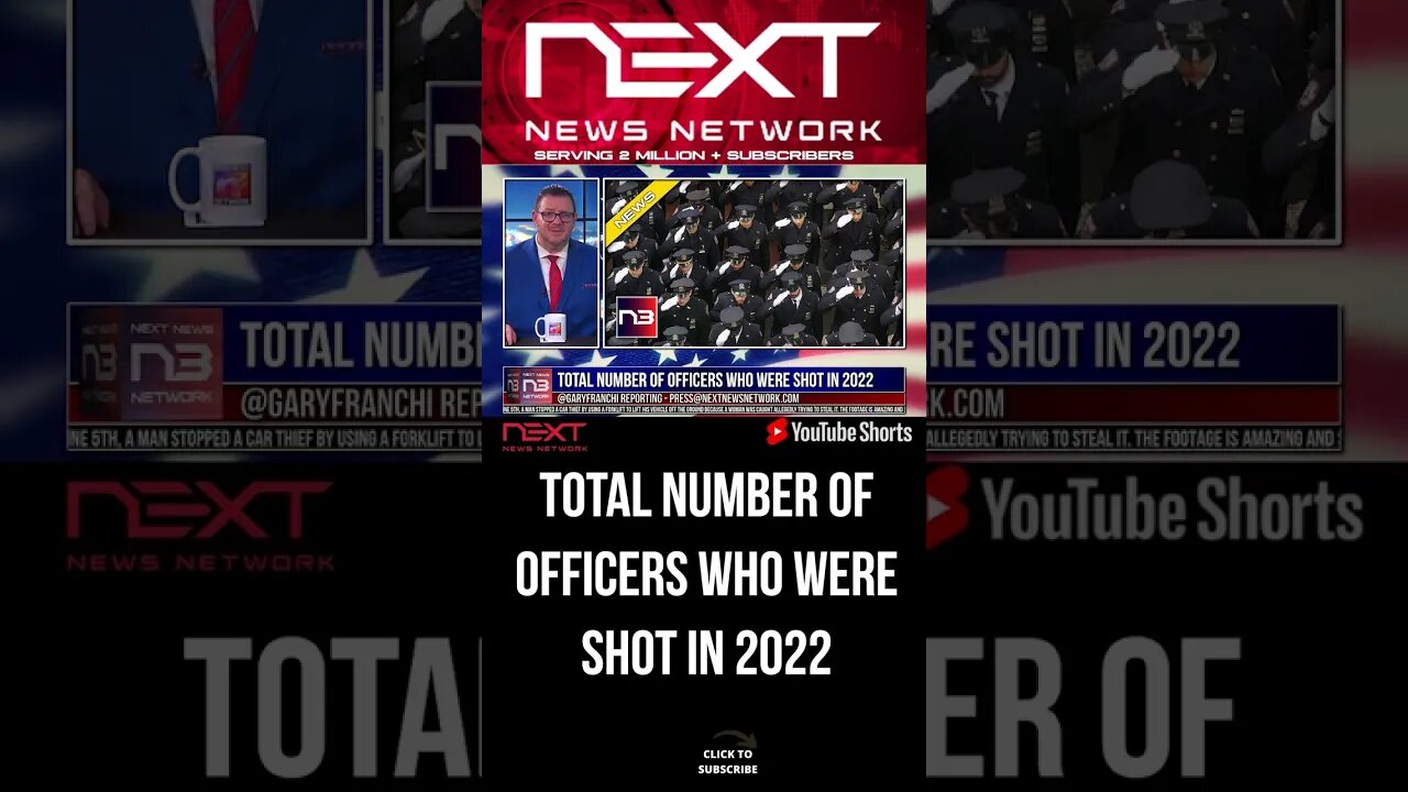 Total Number of Officers Who Were Shot in 2022 #shorts