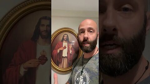 Spanish Jesus at my Mother in law's Basement