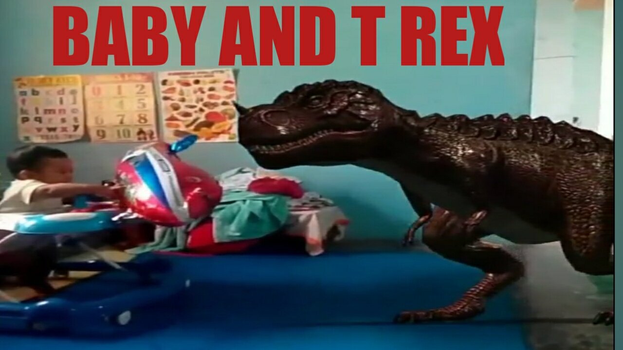 Baby and T Rex