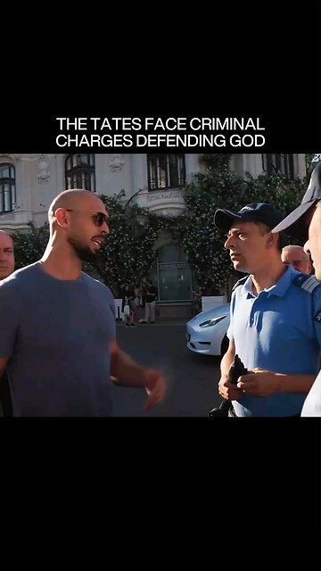 TATE BROTHERS IN ROMANIA PROTESTING THE OLYMPIC CEREMONY IN FRANCE