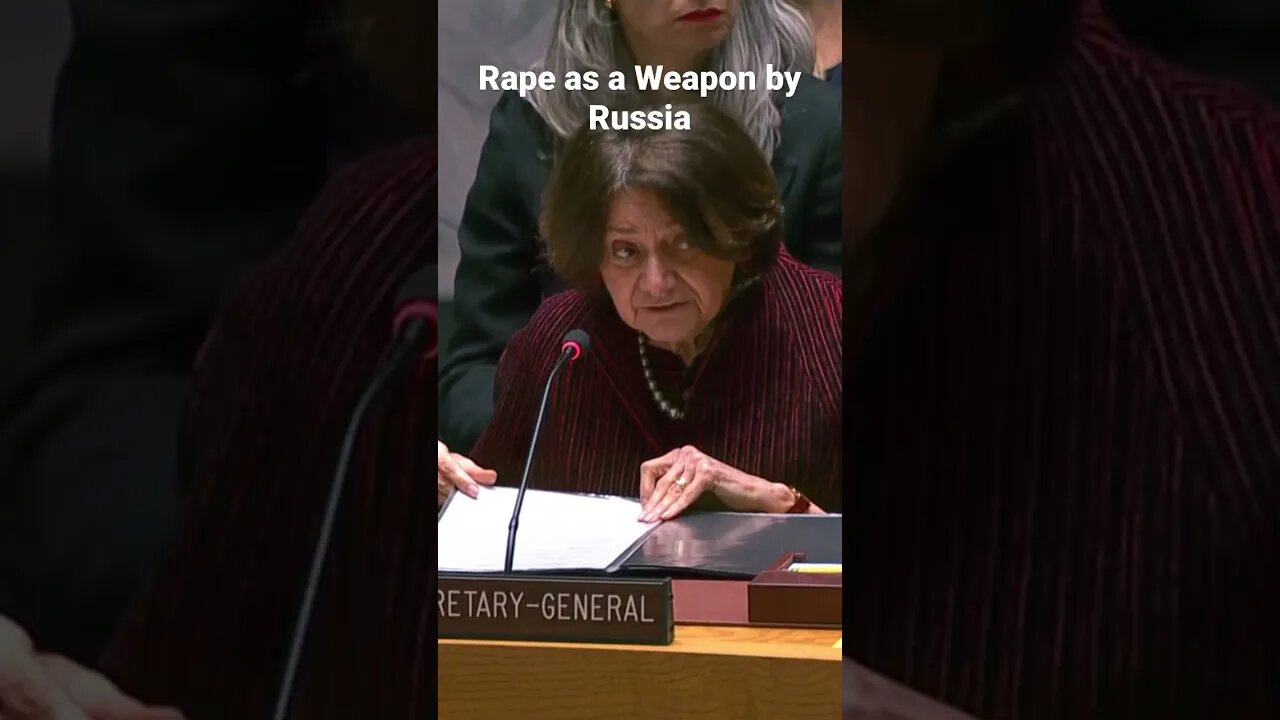 Rape as a weapon being used by Russia
