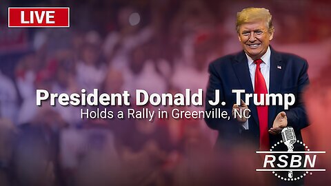 LIVE: President Trump Holds a Rally in Greenville, NC - 10/21/24