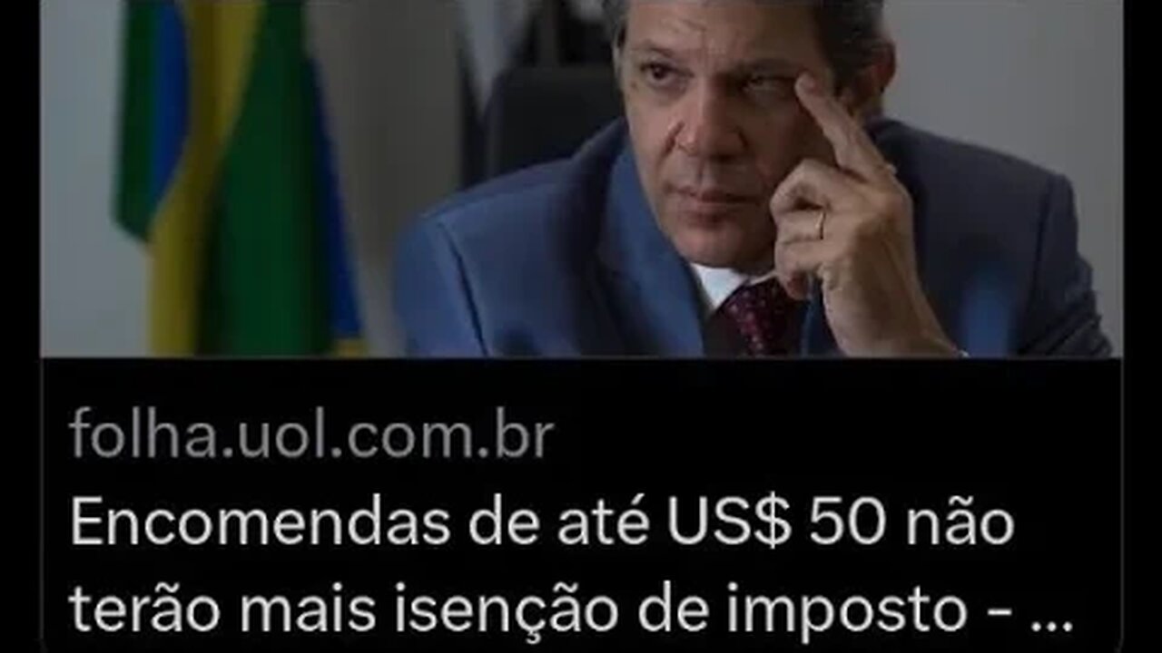 PROGRAMA BOM DIA E A TAXAÇÃO DAS COMPRAS ATÉ U$ 50.00