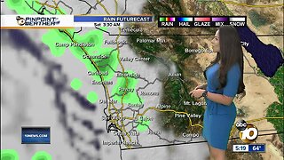 10News Pinpoint Weather with Meteorologist Angelica Campos