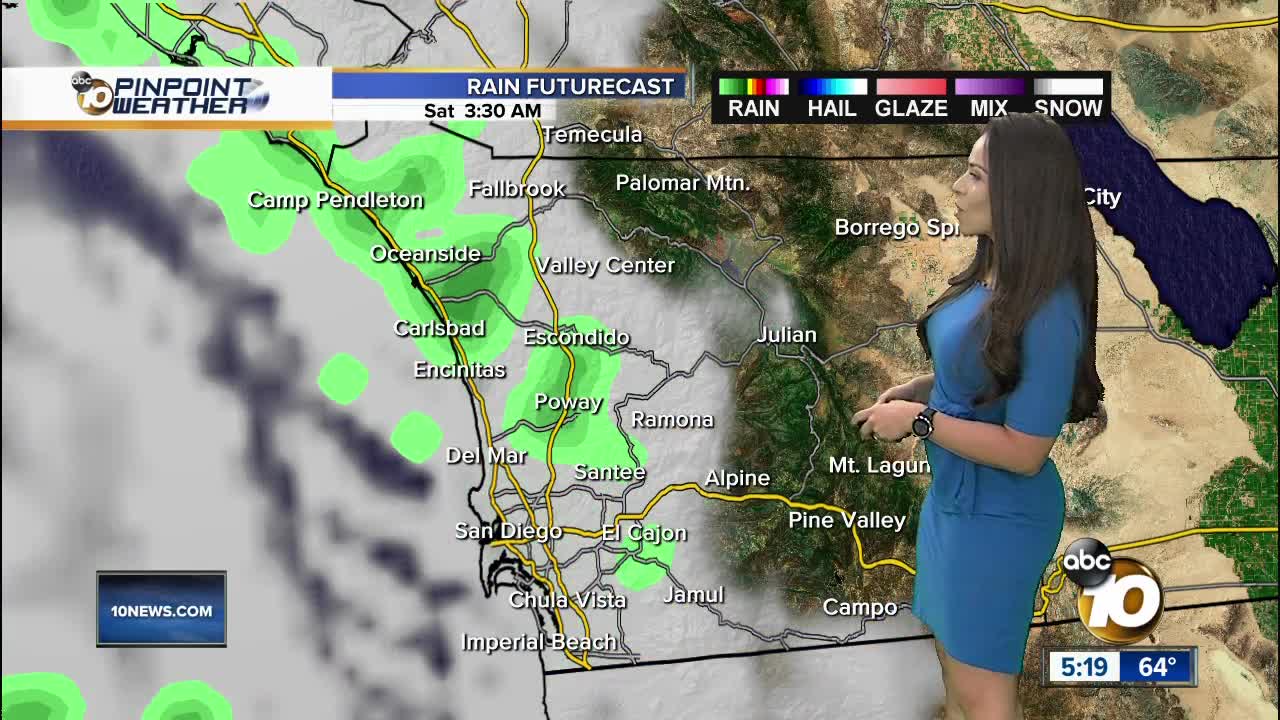 10News Pinpoint Weather with Meteorologist Angelica Campos