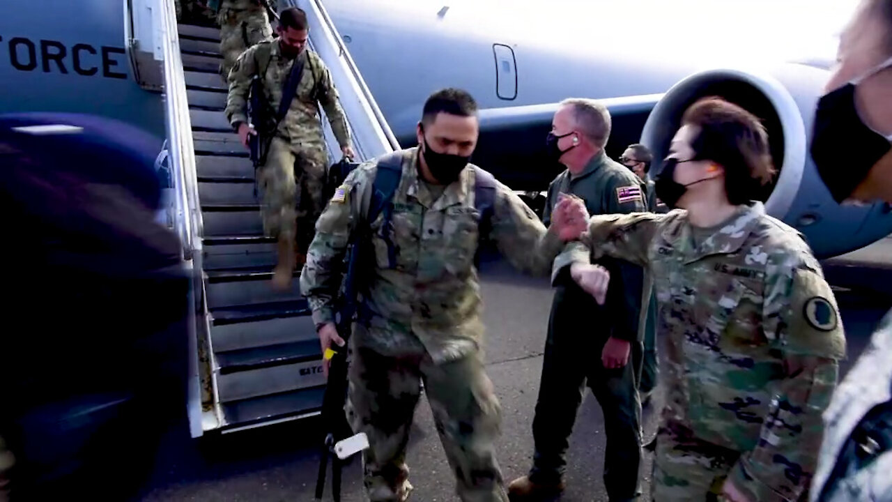 Hawaii National Guardsmen return home from inauguration duty