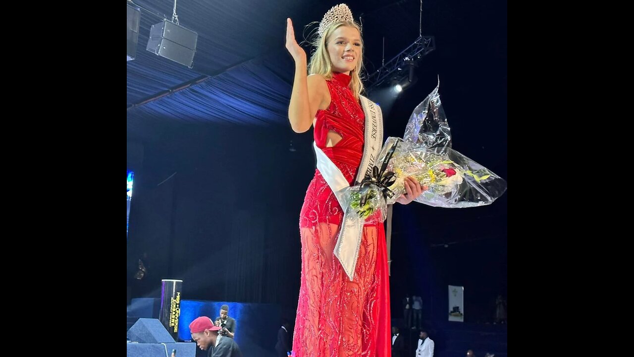 Stunning White woman wins miss Zimbabwe and sets internet on fire- i wonder why