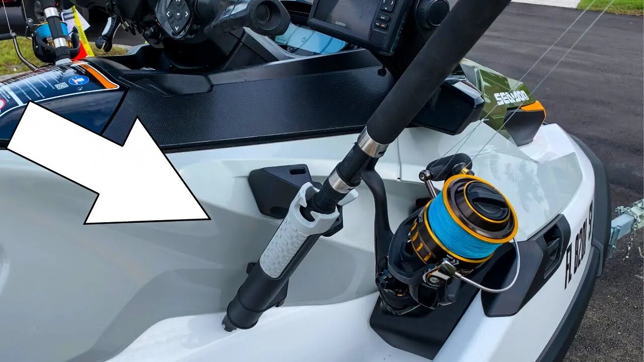 HOW TO: Install Front Mount Rod Holders On a Sea-Doo Fish Pro (Step By Step)