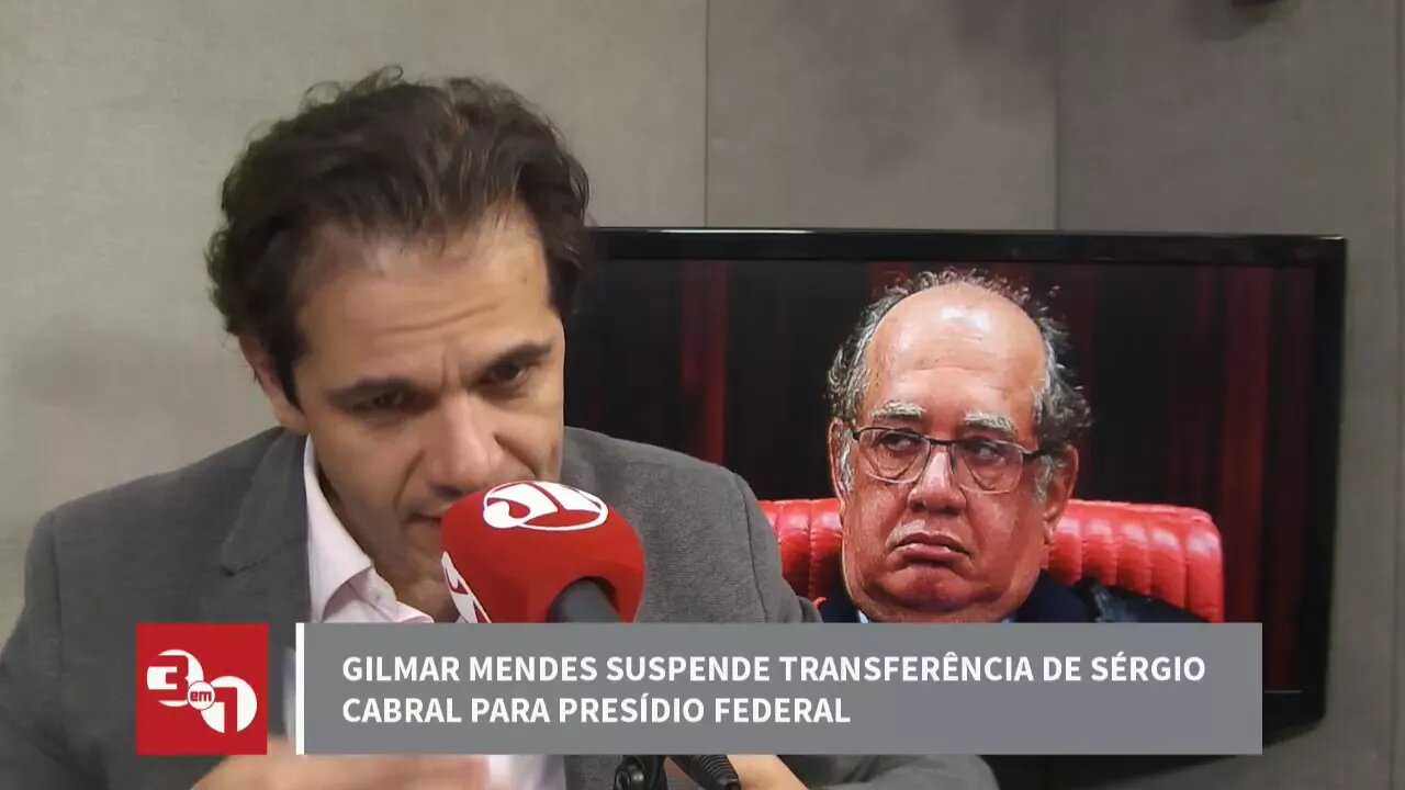 Gilmar Mendes suspende transferência de Sérgio Cabral para presídio federal