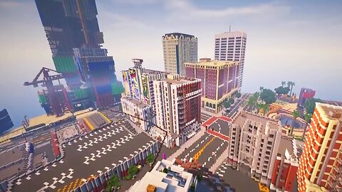 GTA 5 WORLD MAP IN MINECRAFT! - GTA 5 IN MINECRAFT! (GTA 5)