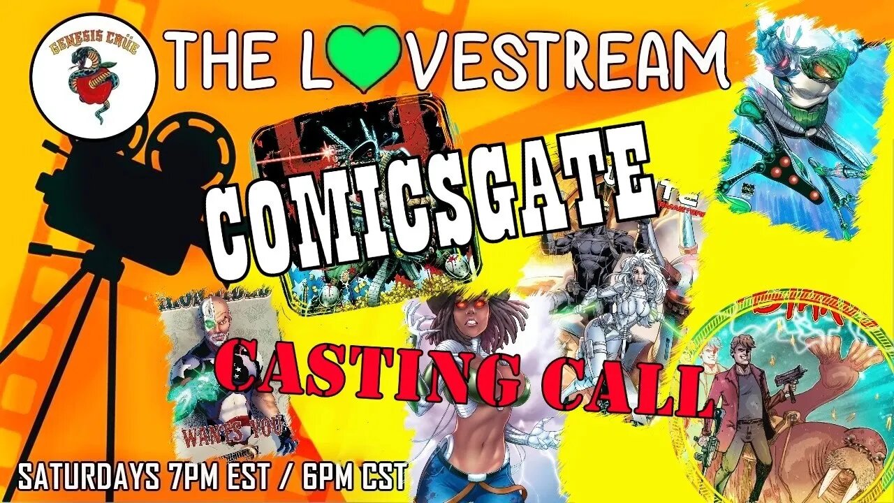 ComicsGate Casting Call! The Saturday Night LoveStream