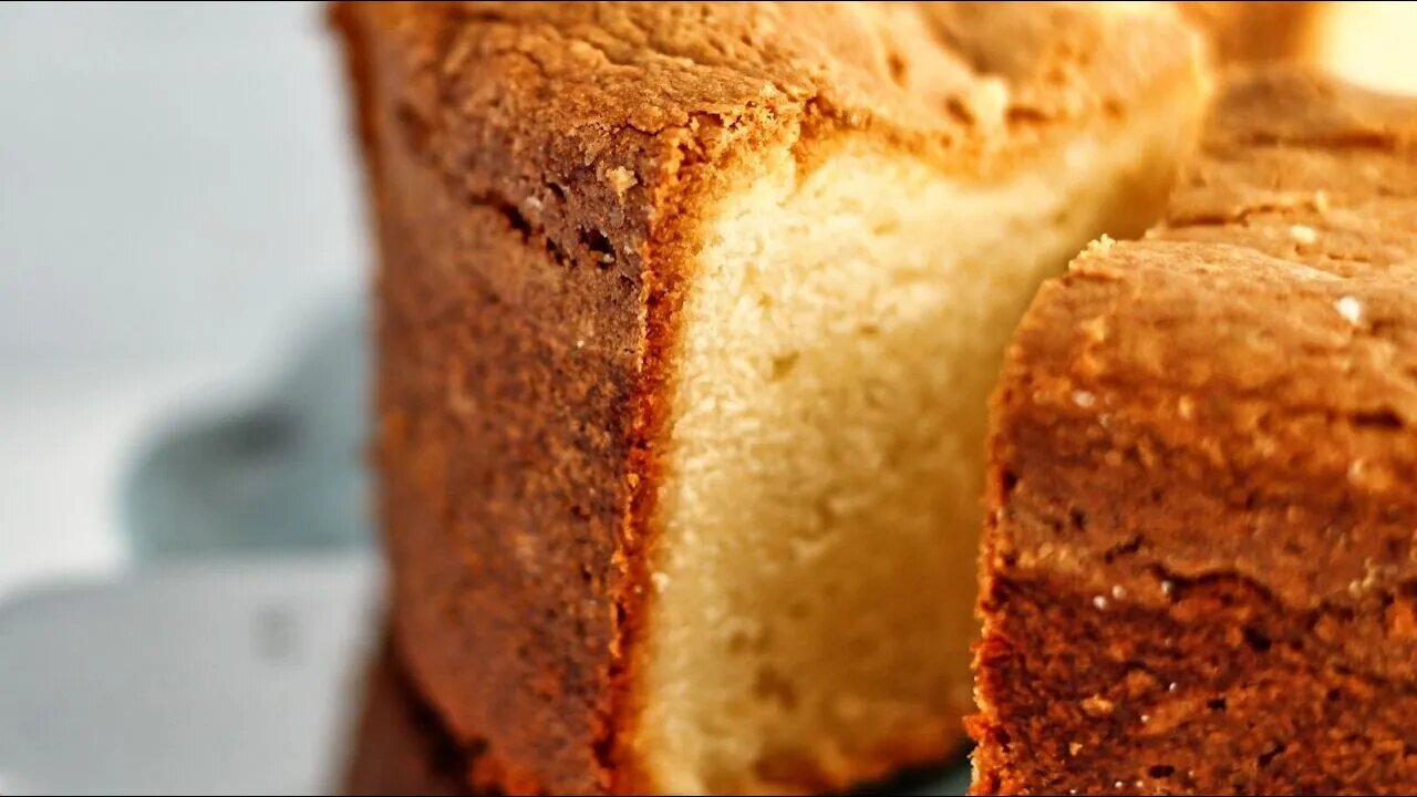 This Gluten Free Cream Cheese Pound Cake is dense and velvety!