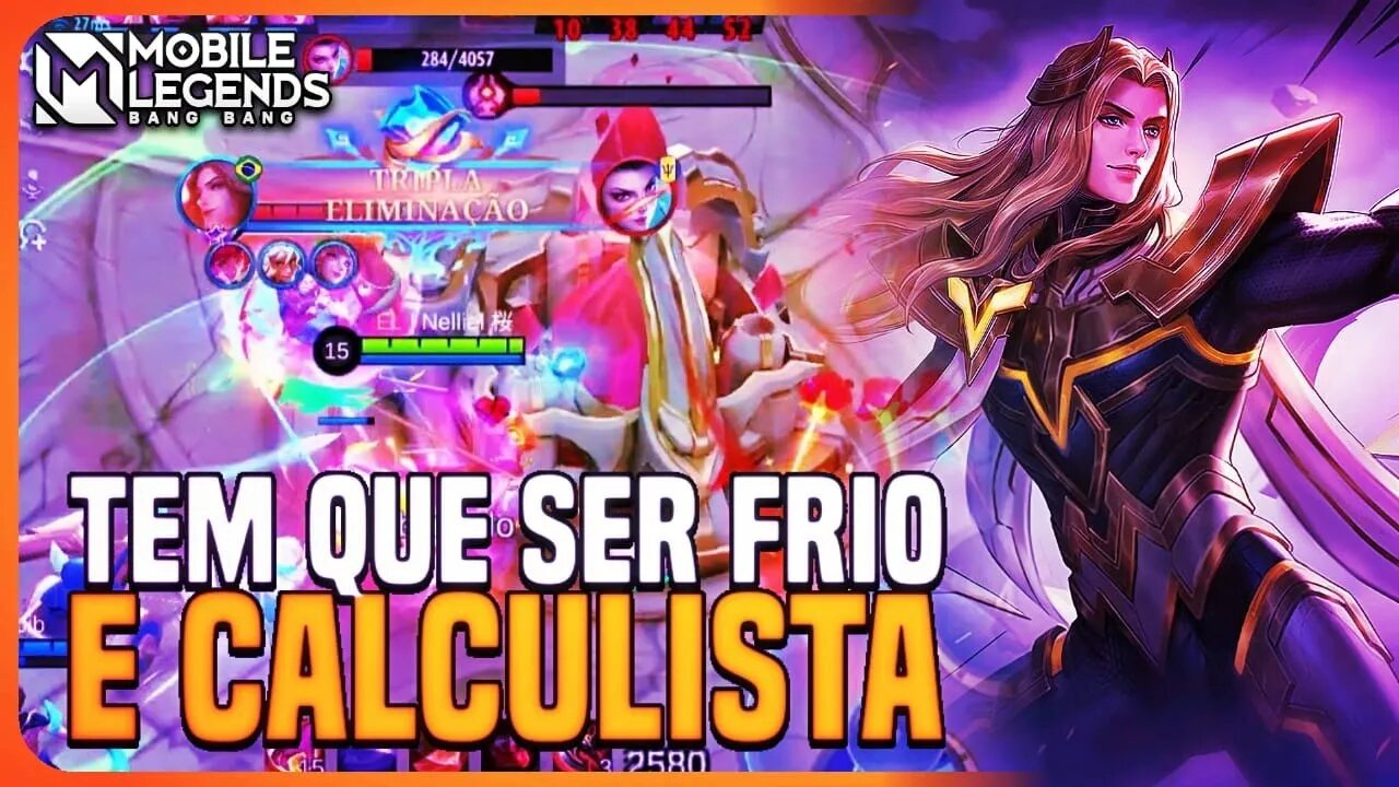 TEM QUE SER FRIO NA HORA DE JOGAR COM ESSE HERÓI | LANCELOT | MLBB