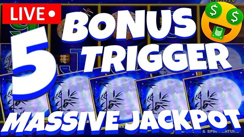 🔴 INSANE 5 BONUS TRIGGER ON DRAGON LINK MASSIVE $125 A SPIN JACKPOT! MASSIVE JACKPOTS ALL NIGHT LONG