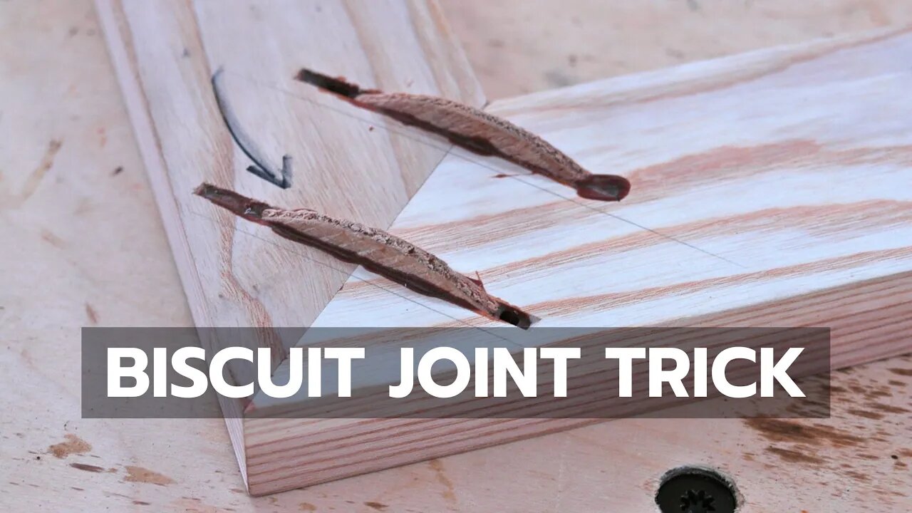 BISCUIT JOINT TRICK: You've Probably Never Seen This Before