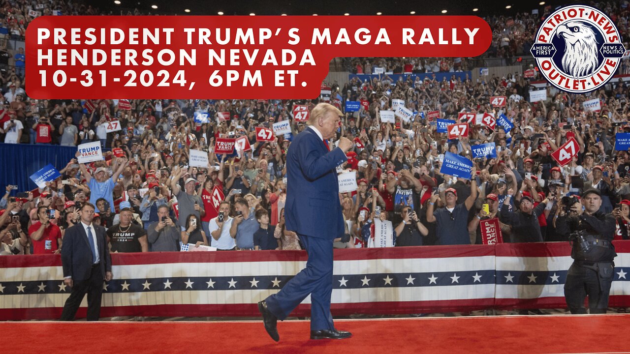 FULL SPEECH REPLAY: President Trump's MAGA Rally, Henderson Nevada | 10-31-2024